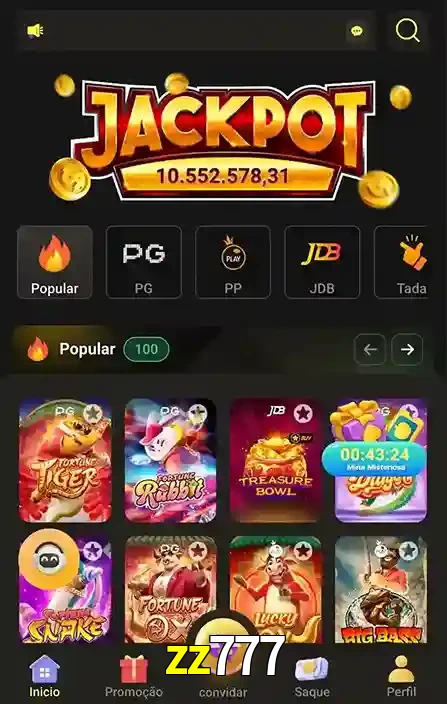 Promoções Especiais no zz777 App